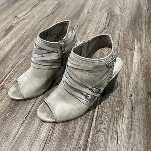 Gray Ankle Boots